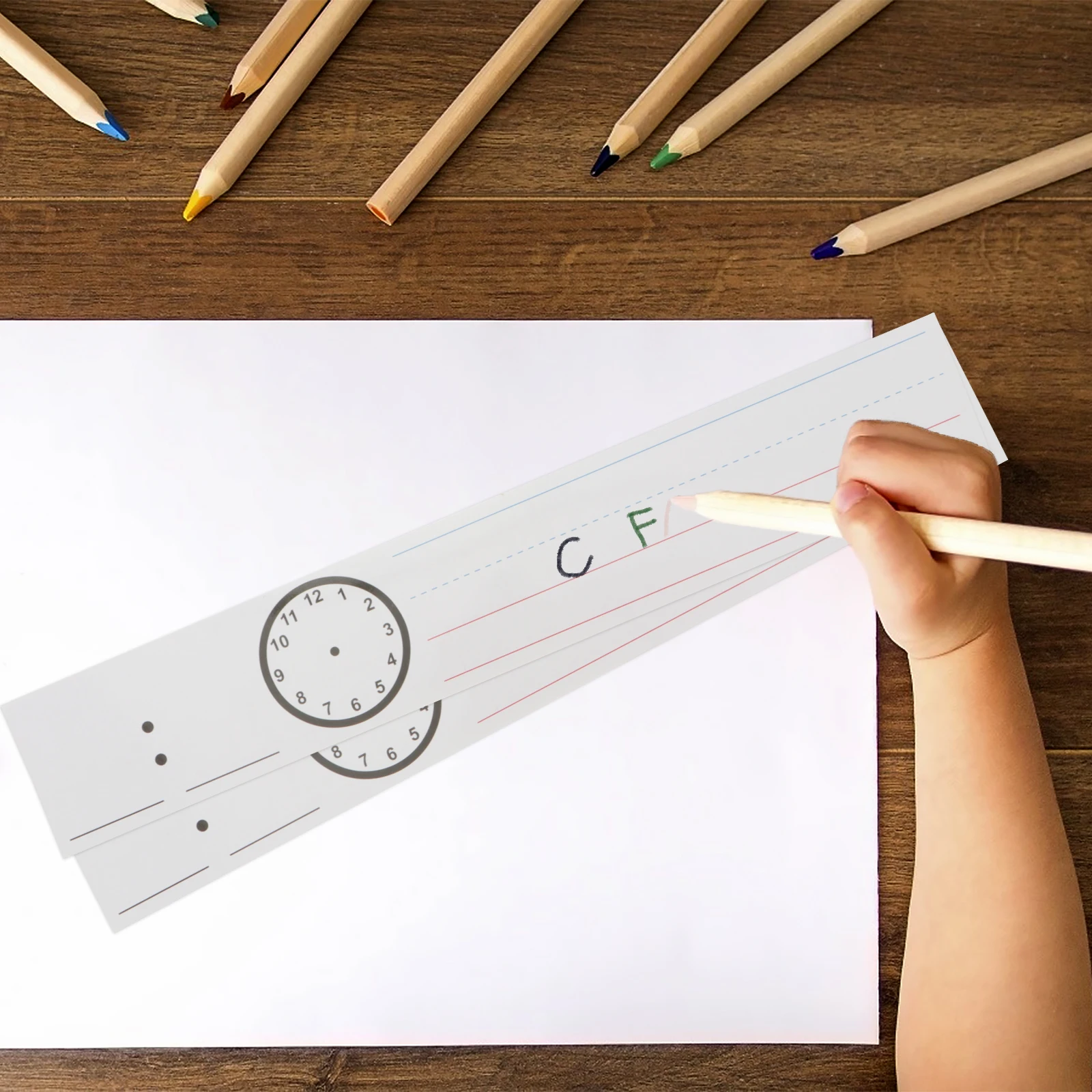 20 قطعة شرائط الجملة المبطنة القابلة للمسح بطاقات التدريس المدرسية لكتابة الحروف الجملة هيكل قواعد الفصول الدراسية التعلم