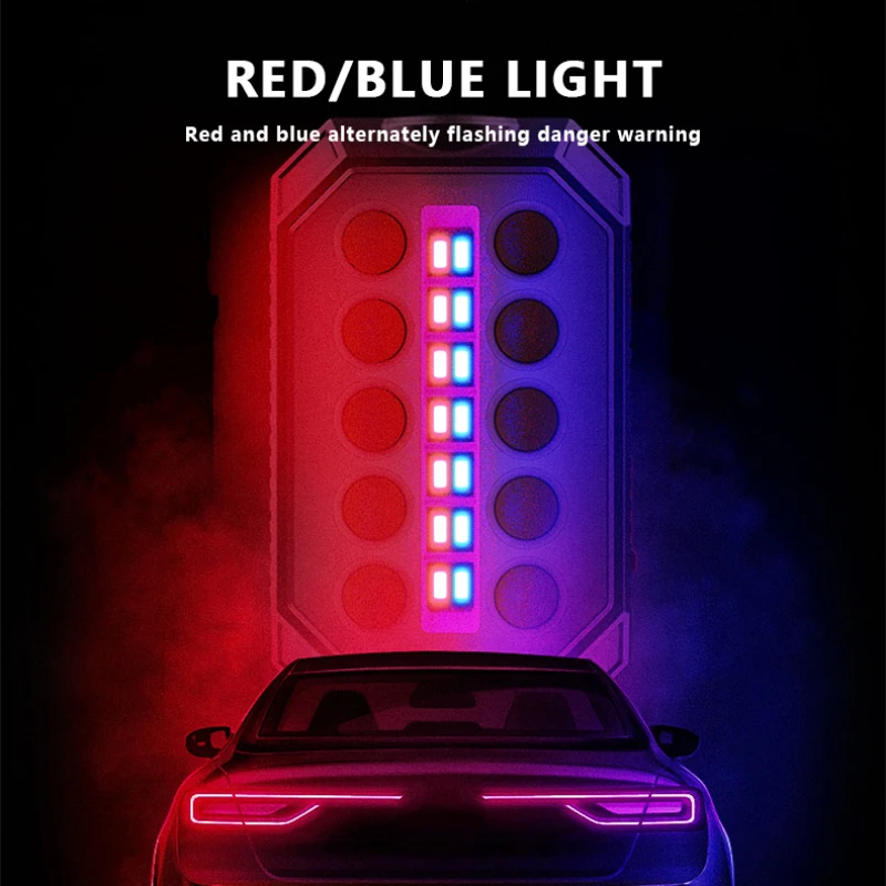 Work Light Usb Rechargeable Night Light Camping Lantern Built-in Battery Portable Led Flashlight Waterproof Multi-function