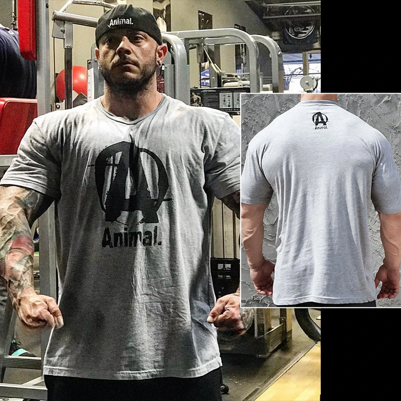 Global Beast Loose Fitness Training Gym Leisure T-Shirt Men's and Women's Luxury Brand Top 2026 New Art
