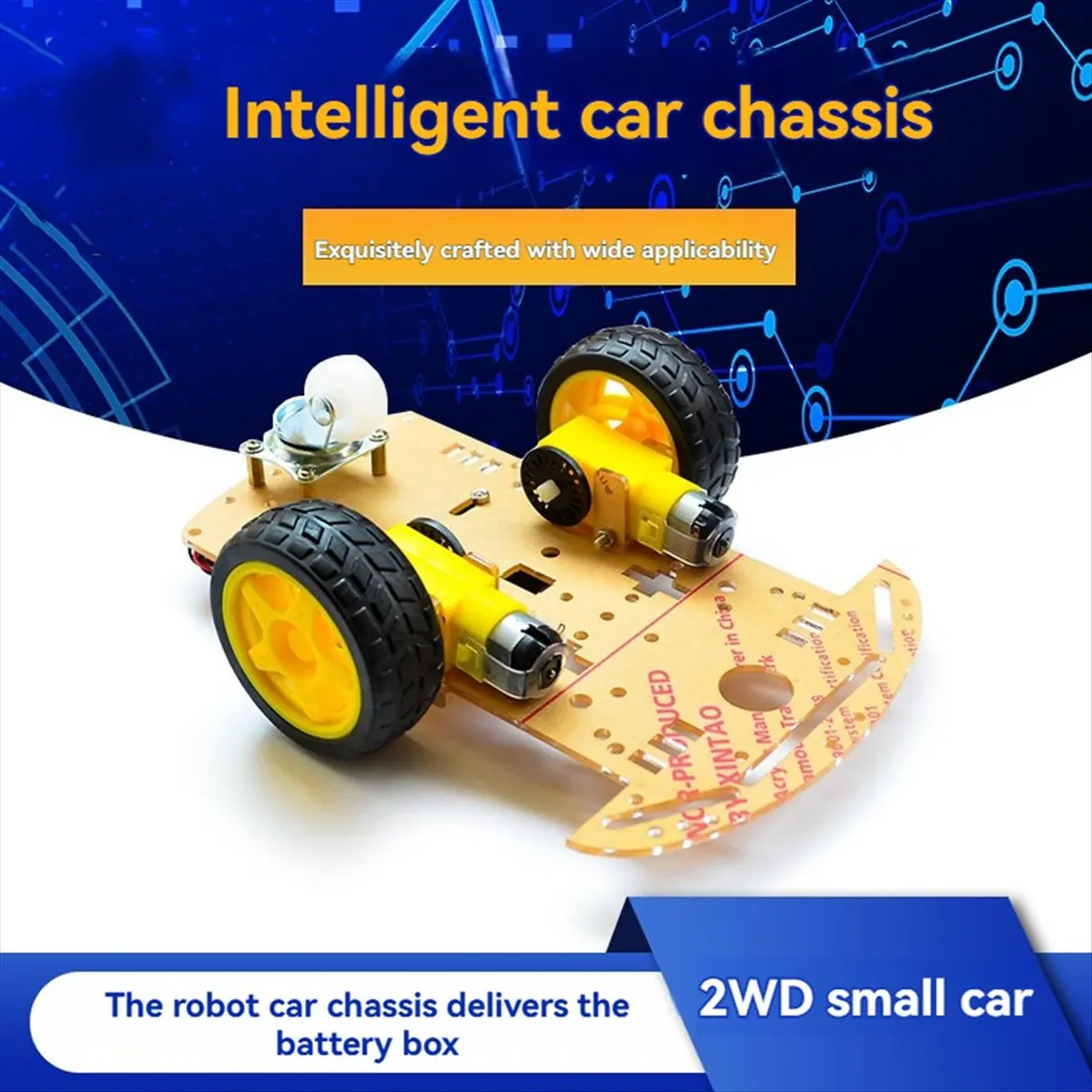 A14M Diy Kit 2WD Robot Smart Car Chassis Kits with Speed Encoder DIY Education Robot Smart Car Kit