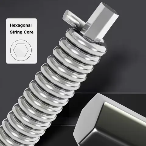 Mandolinsträngar pläterat stål, försilvrad kopparlegering, sårade, ljus ton och enkel spelbarhet för mandolindelar och tillbehör 12 best sales Unicode - №6