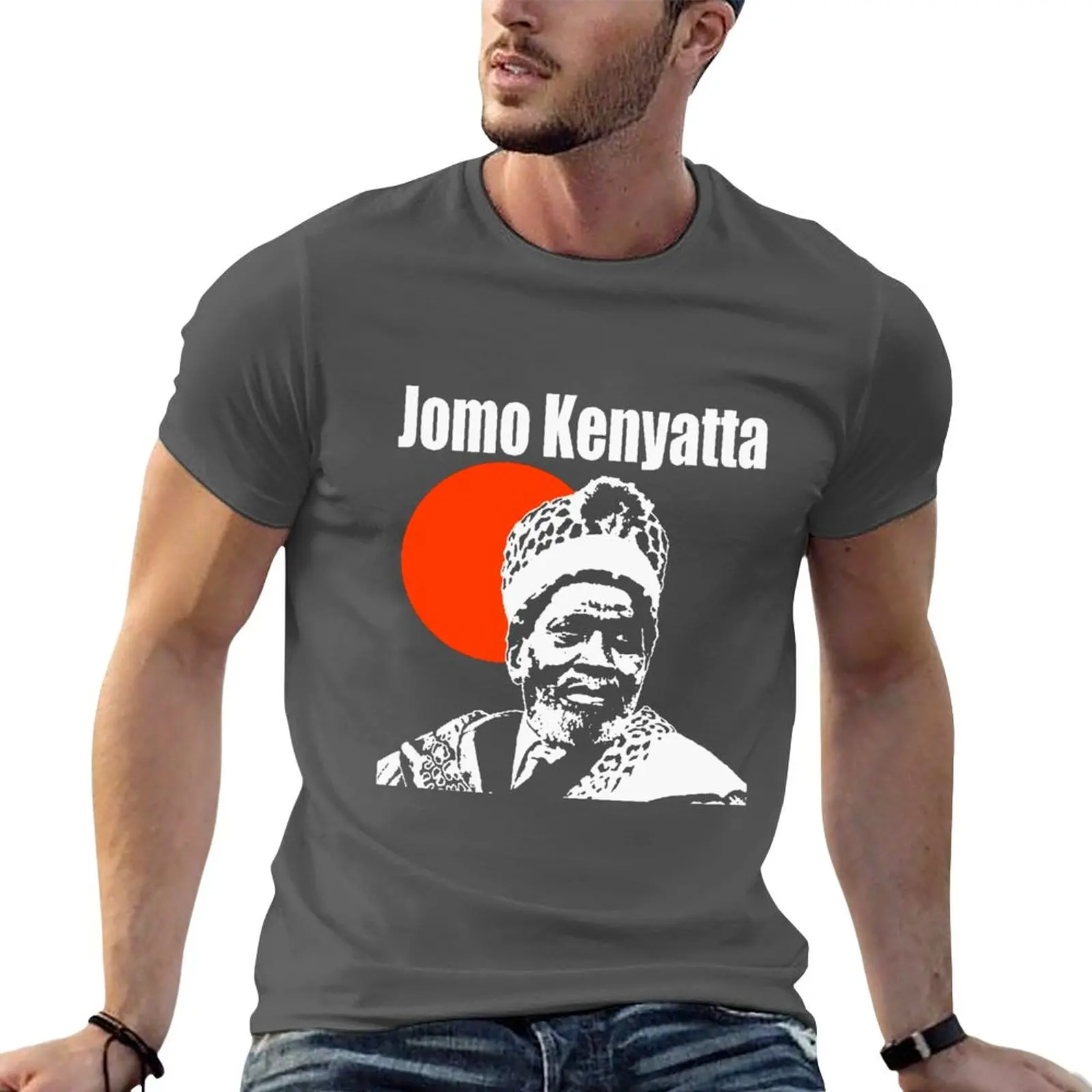 

New Jomo Kenyatta T-Shirt kawaii clothes Anime t-shirt oversized t shirt big and tall t shirts for men