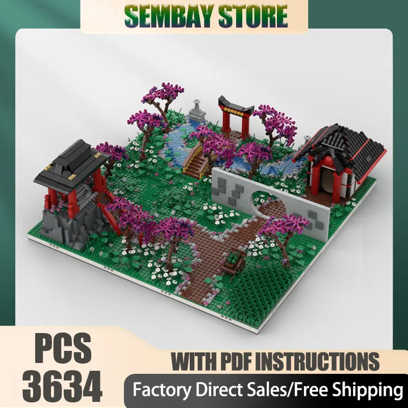 都市街並みモデル MOC 組み立てブロック モジュール式 中国風ジオラマモデル テクノロジーブロック クリスマス DIY おもちゃ 組み立てギフト