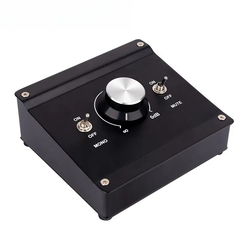 Professional Monitor Controller DMC01 - Versatile Passive Mono Function with Multiple Ports for Studio Recording
