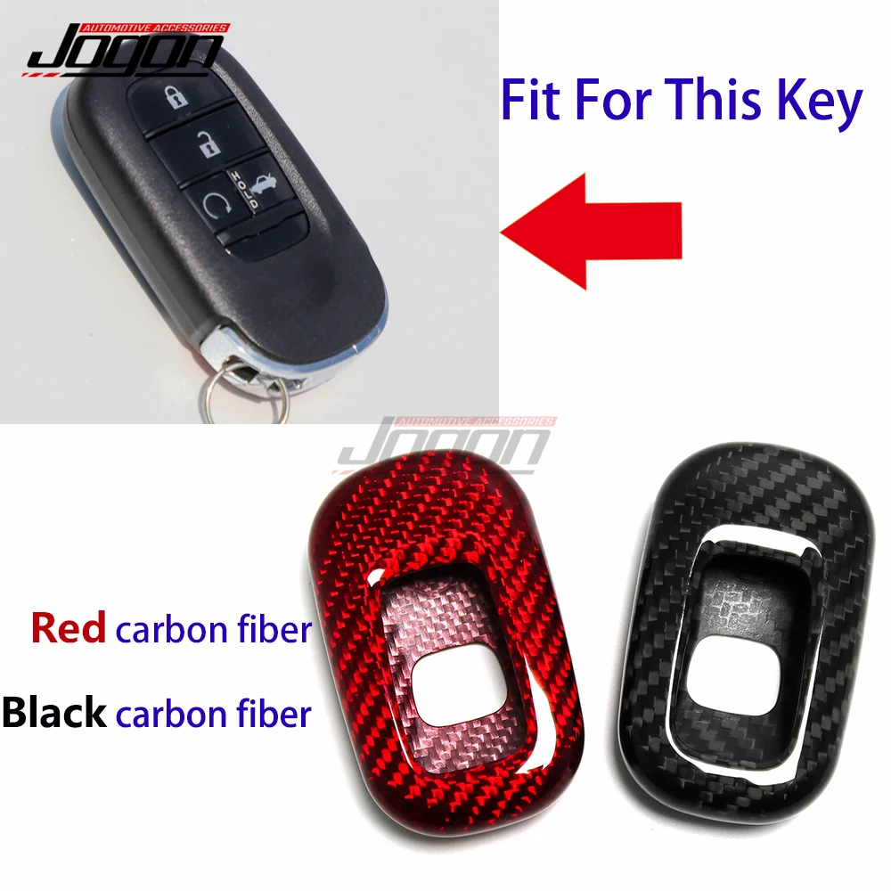 

Carbon Fiber For Honda CIVIC 2022 Exterior Remote Smart Key Case Key Fob Holder Protect For Honda CR-V Accord 2022 Accessories