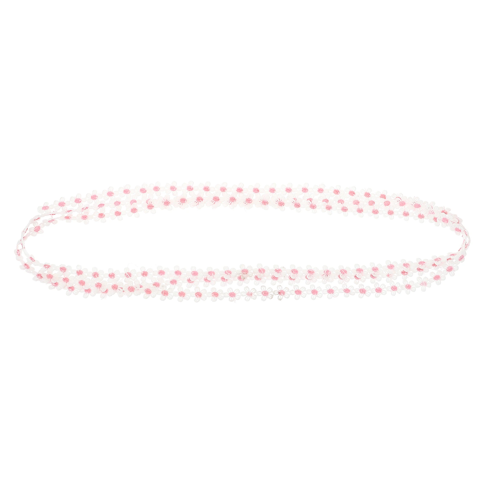 

Embroidery Lace Accessories Flower Trim Gift Embroidered Knitted Ribbon Pattern Shape for Sewing Polyester Yarn Bride Floral