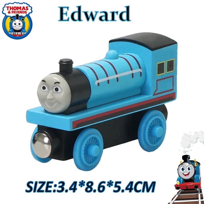 Thomas and Friends Wooden Train Educational Toy Original Magnetic Connectable Trains Edward Oliver Oldslowcoach Donald Kids Gift