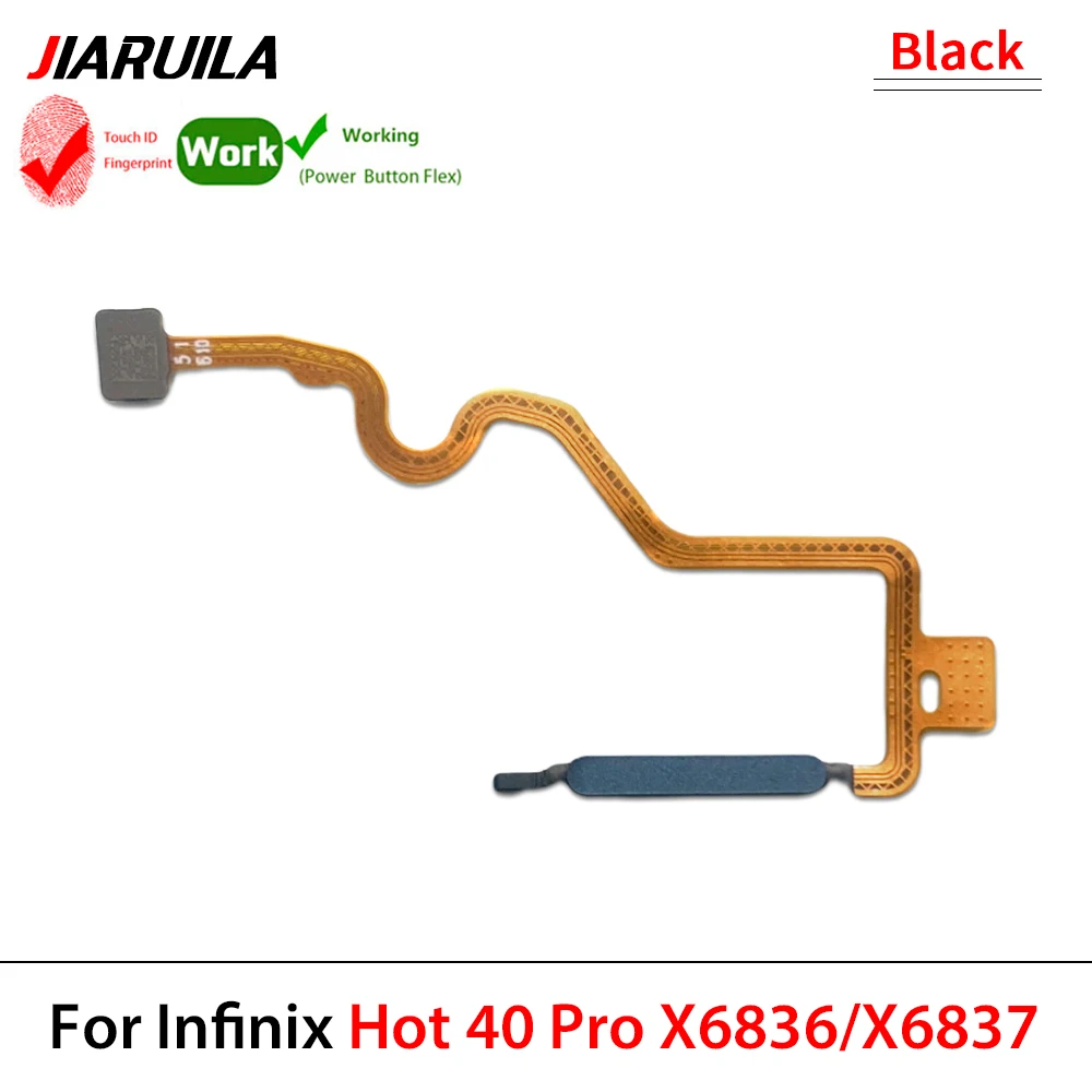 New Power Switch ON OFF Button Side Key Flex Cable For Infinix Hot 40 Pro 40i Pova 5 X6836 X6837 X6528B