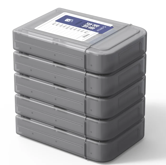 2.5" /3.5‘’HDD/SSD Storage Box, Waterproof Shockproof Hard Drive Protective Case