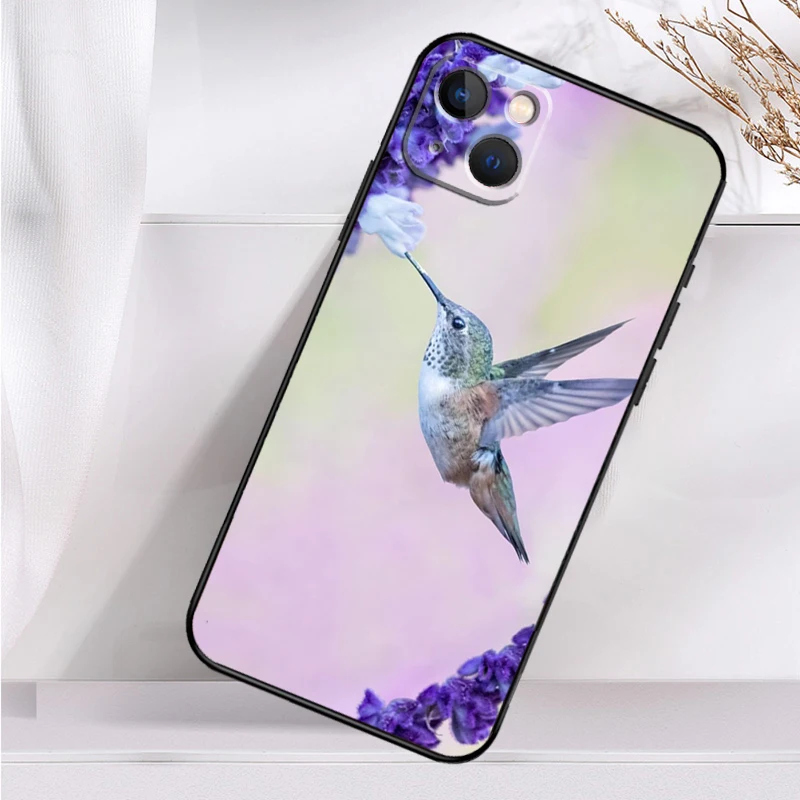 Hummingbird Case For iPhone 14 13 12 11 16 15 Pro Max Mini Cover X XR XS 8 7 14 16 15 Plus Accessories