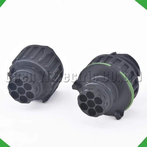 Imagen 2 del producto Arnés de cables del enchufe del conector del sensor de oxígeno de la luz trasera del camión impermeable del automóvil de 7 pines 968421 -1 967650 -1 1718230 -1 Para Volvo