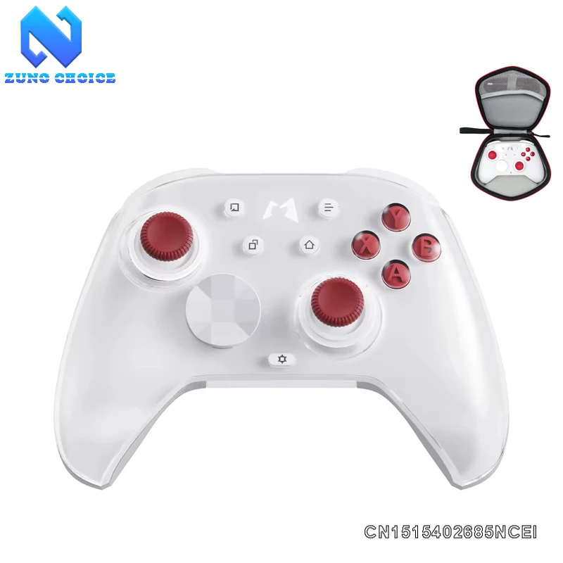 Zuno Mobapad HuBen2 controlador de juego inalámbrico Bluetooth HD Rumble Joystick Gamepads para interruptor PC Hall gatillo botón mecánico