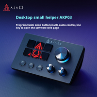 Ajazz Akp03 Desktop Console Panel Controller Stock Trading Live Tuning Programmable Hotkeys Small Helper For Computer Office