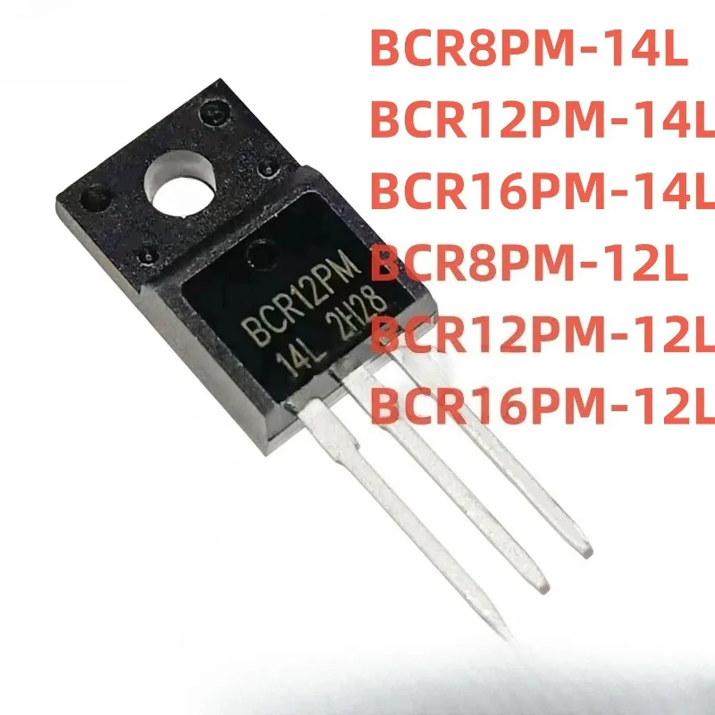 10pcs BCR8PM-14L BCR12PM-14L BCR16PM-14L BCR12PM-14LG BCR16PM-14LG TO-220F BCR8PM-12L BCR12PM-12L BCR16PM-12L