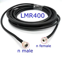 LMR400 Coax Cable L16 N Male Plug To N Female Jack Connector N Male To N Female Crimp for LMR-400 Pigtail Antennm 15CM/20CM30CM