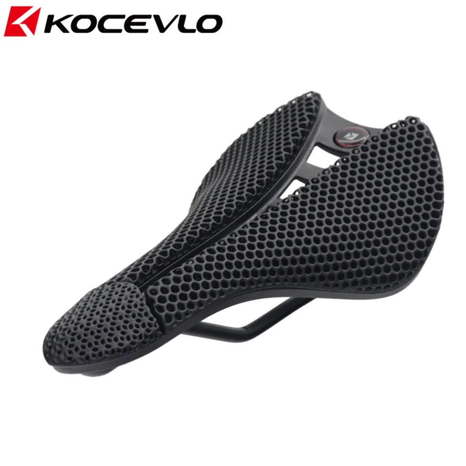 KOCEVLO 3D Printed Bicycle Saddle Steel Bow Honeycomb Bike Seat Super Soft Cushion MTB Road Cycling Race Seat