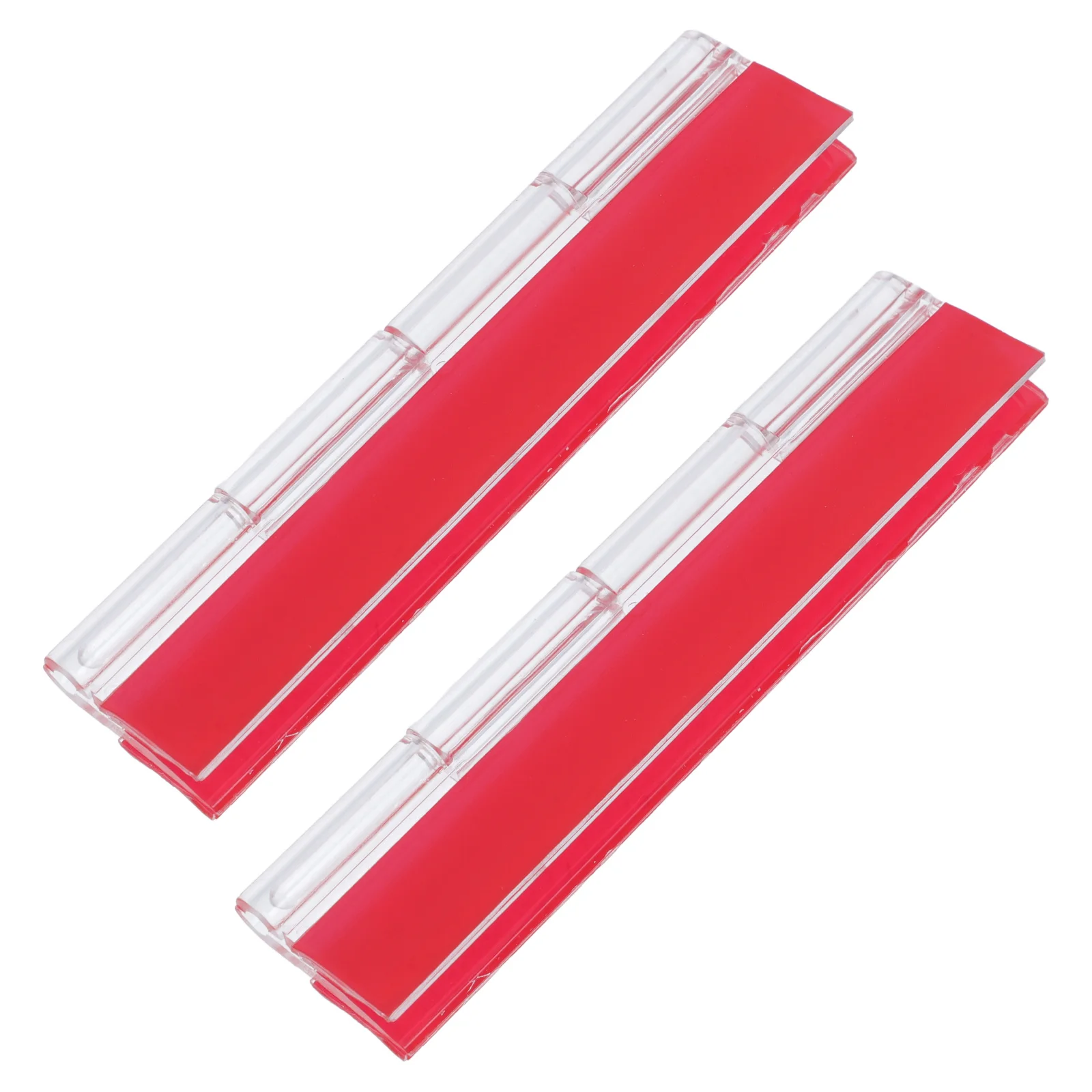 

2Pcs Transparent Acrylic Hinges SelfAdhesive Durable Small Box Lid Cabinet Replacement Continuous Hinges