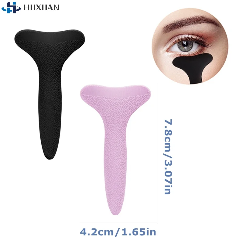 1PCS Mascara Schild Applikator Multifunktionale Silikon Pinsel Lash Stopper Eyeliner Augen Make-Up-Tool Für Wimpern Schallwand