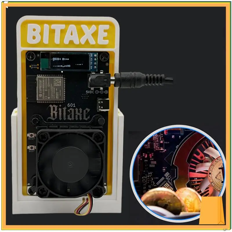 

L52A-Bitaxe 601 Gamma 1.2TH/S BTC Solo Miner BM1370 Asic 18-22W From Antminer S21 Pro Upgrade BTC Crypto Miner EU PLUG