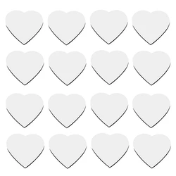 Imanes de nevera para el Día de San Valentín, decoración de puerta y pared, corazón de amor, color blanco, 30 piezas