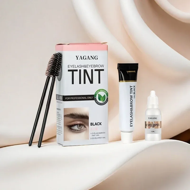 Eyebrow dye set waterproof quick drying semi permanent eyebrow dye cream waterproof makeup special eyebrow cream