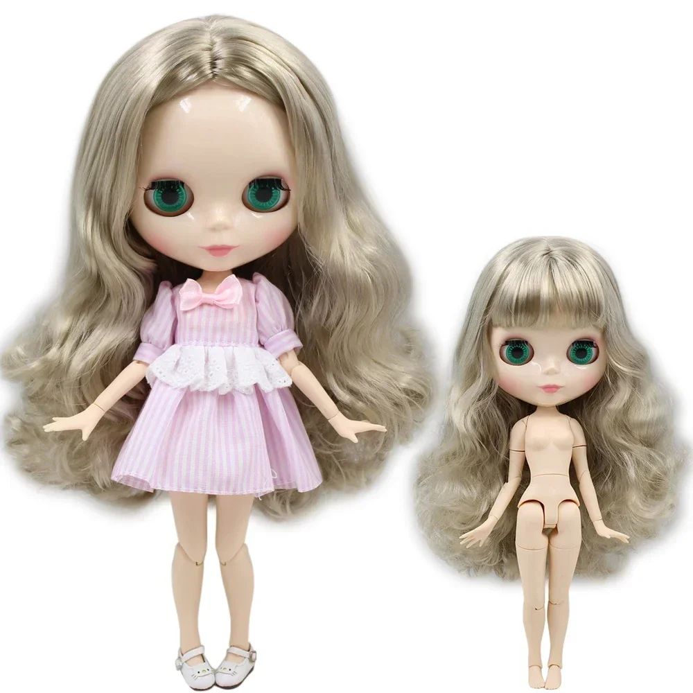 ICY DBS Blyth Doll No.BL8800 Silver Hair White Skin Joint Body Neo 1/6 BJD Ob24 Anime Girl