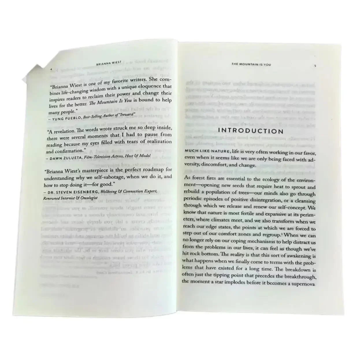 【 In Stock 】 'The Mountain is You': A book that transforms self destruction into proficiency in English, a hot selling book