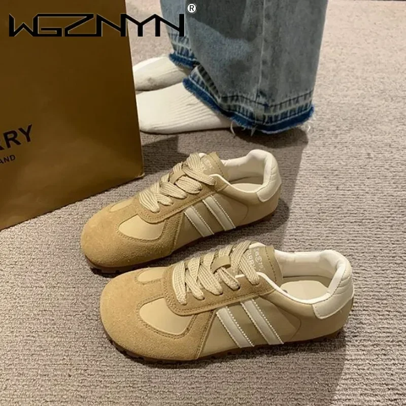 2024 New Spring And Autumned Thick-soled Lightweight Sneakers For Women All-match  Popular Retro Sport Leisure Shoes Hot Sale view 4