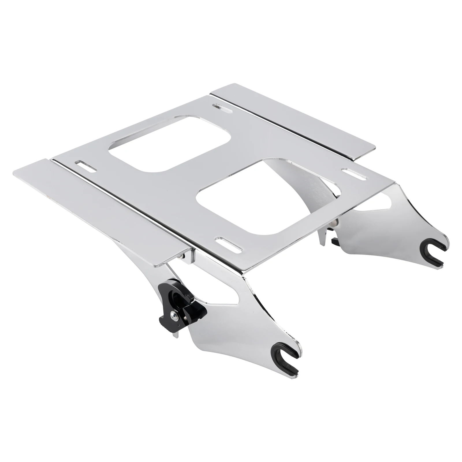 

Topteng DETACHABLE 2-UP TOUR MOUNTING PACK RACK CHROME FOR TOURING FLHR FLHX FLTRX 2009-2020 2021 2022 2023 2024 2025