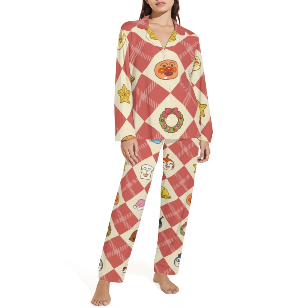 Komplettes Set bedruckter Pyjama, bequem/süß/pattern