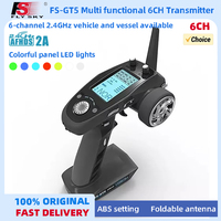 FlySky FS-GT5 FS GT5 2.4G 6CH RC Radio Transmitter with FS-BS6 Receiver for Vehicles Crawler Car Boats Tank Toy Racing