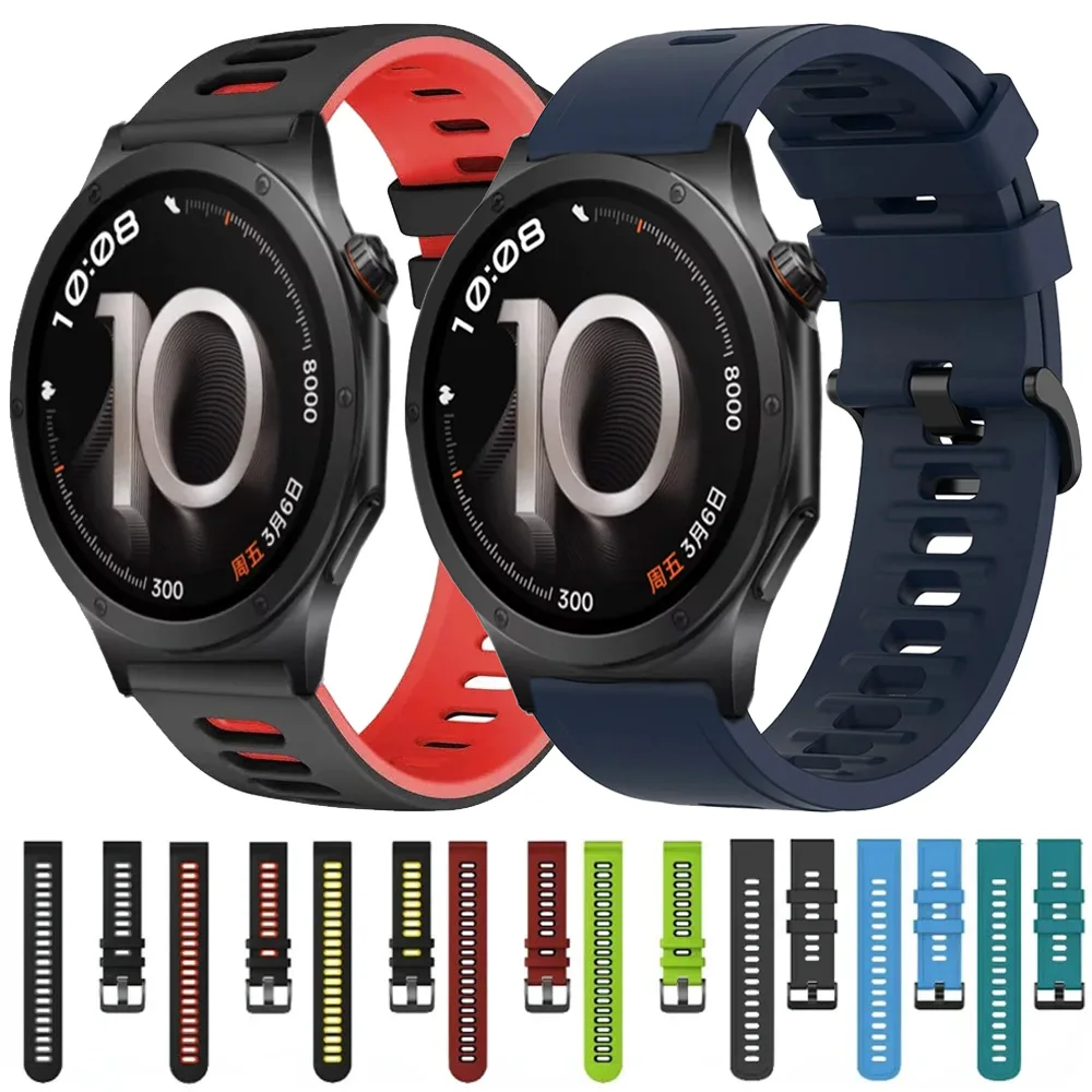 22mm 20mm Sport-Silikonarmband für OPPO Watch X3 X2 X S 4 Pro Ersatz-Uhrenarmband für Oneplus Watch 4 Lite 3 2 2R Gürtelzubehör