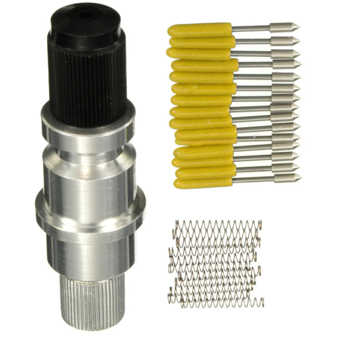 KZTech 15pcs lame per macchine per incisione della taglierina del vinile per Graphtec CB09 + 1pc supporto per lama cammeo Silhouette CB09U ad alta durezza
