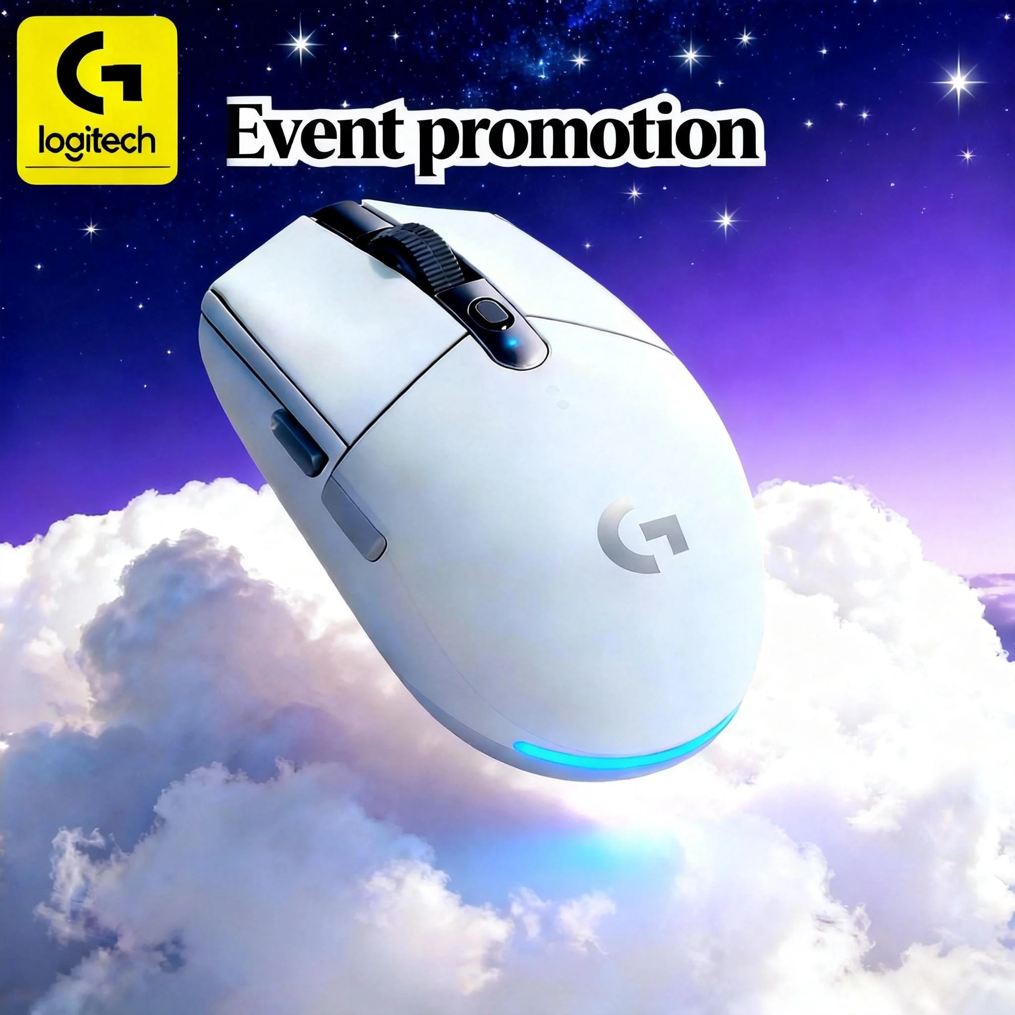 

[New Arrival Hot Selling] Logitech G305 Wireless Mouse, 12000 DPI, 6 Programmable Buttons, RGB Lighting, USB Power Supply