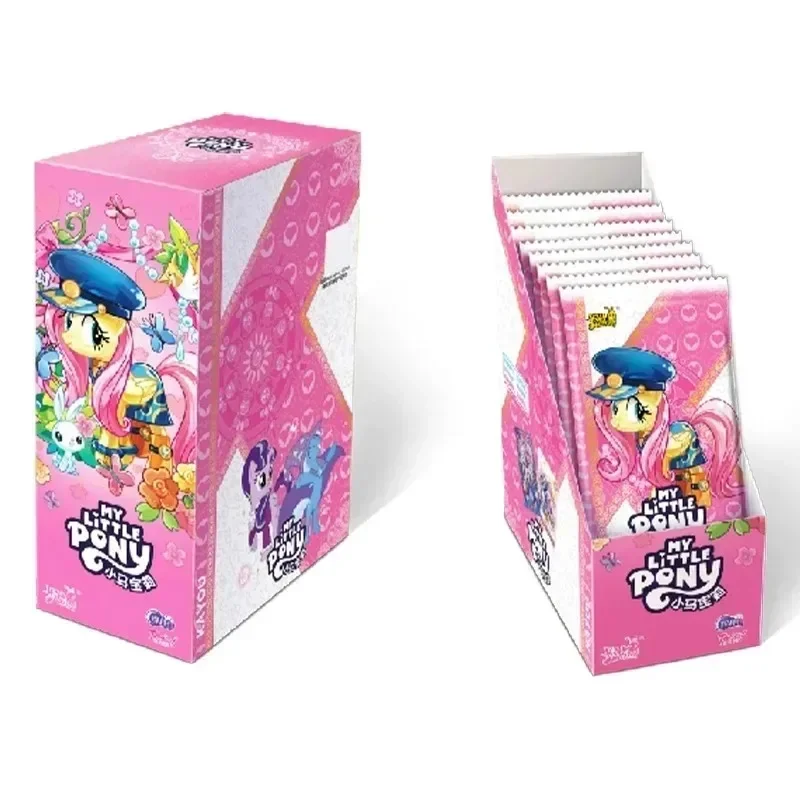 NEW KAYOU My Little Pony Card English Good Moonlight Stars Fun Shadow Gift  Box series Cute Anime Collection Cards Toys Gifts