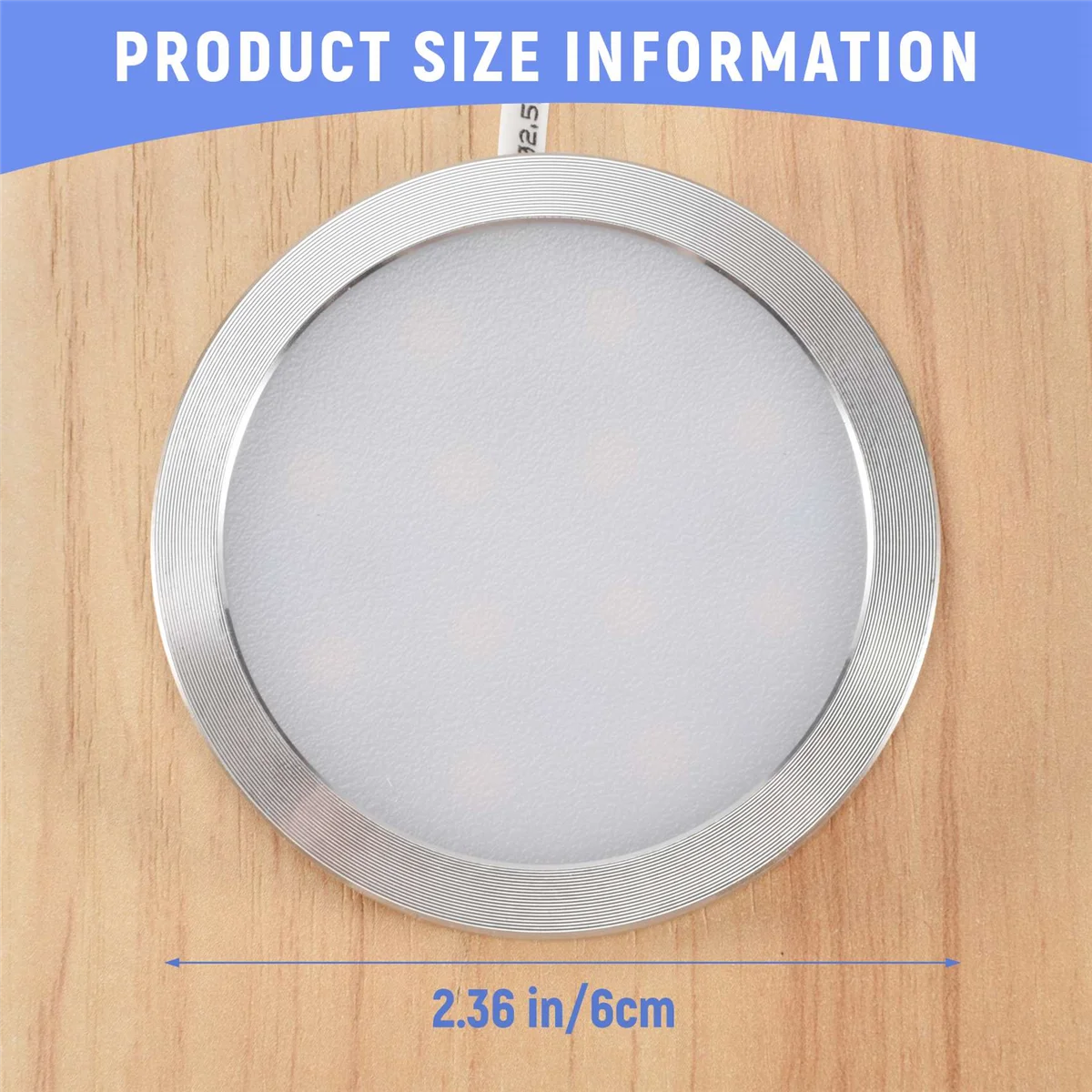

F-3C 12V Led Light Rv Trailer Boat Interior Ceiling Down Roof Lamp Warm White