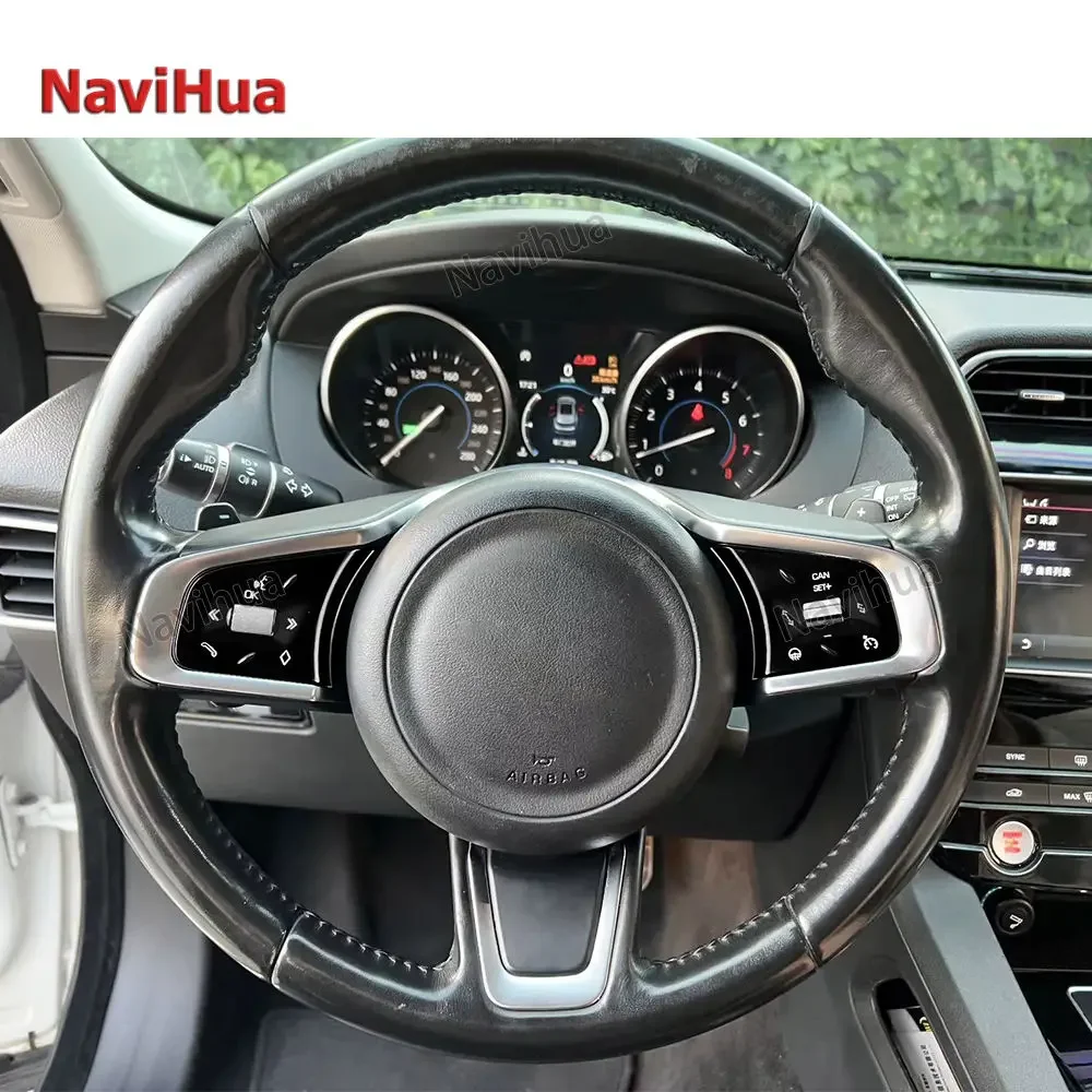 Navihua Auto Electronics Spare Parts Car Steering Wheel Multi-Function Switch Buttons for Jaguar XE XF XJ E-Pace F-Type