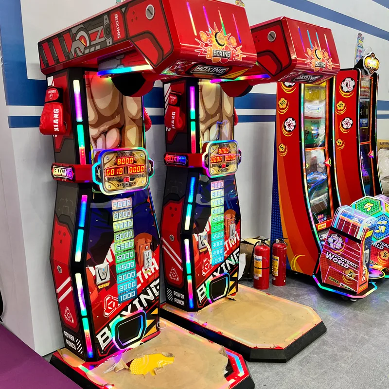 Game City Entertainment Equipment Coin Console Large Force Measurement Hercules Dragon Fist Indoor Boxing Amusement