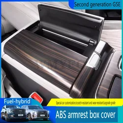 For Trumpchi GAC GS8 2022 2023 2024 2025 ABS Car Armrest Storage Box Button Decor Frame Switch Panel Cover Trim Accessories
