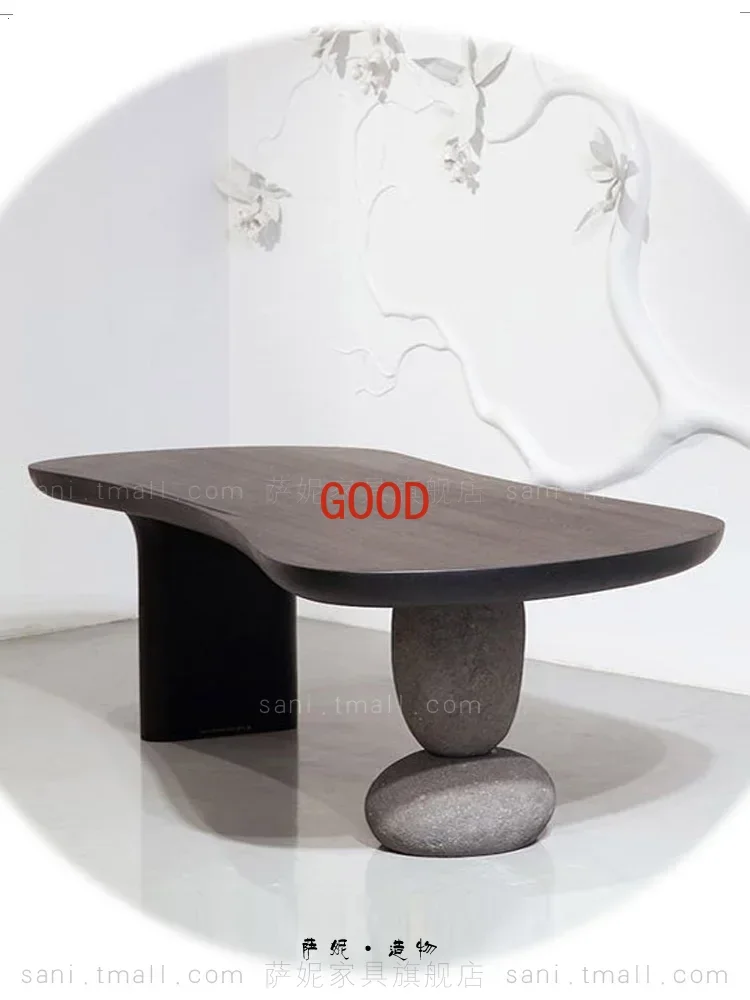 Solid Wood Creative Dining Table, Modern 6-Person Dining Table and Chair