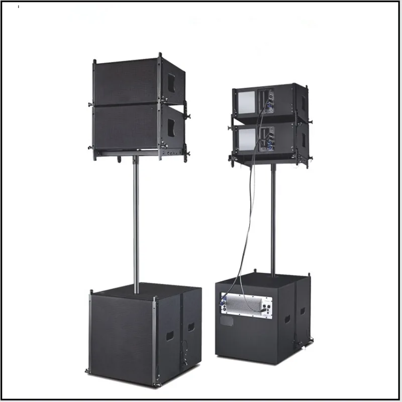Outdoor Active 3 Way Full Rang Professional Audio Speaker Sound System with Powered 18 Inch DSP Amplifier Module Subwoofer