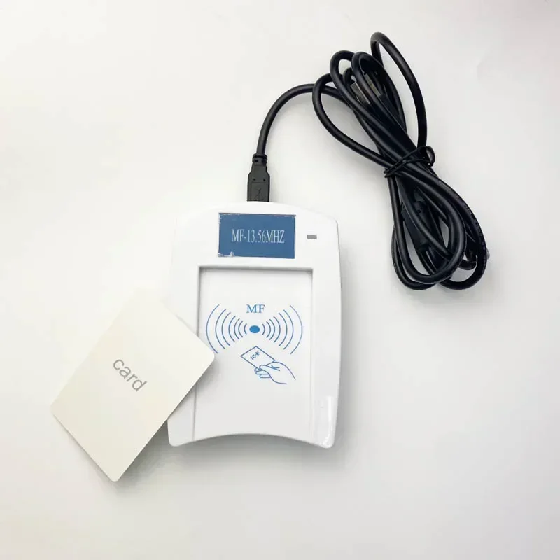 جودة عالية طويلة المدى رخيصة قارئ rfid قارئ USB HF 13.56Mhz قارئ البطاقة الذكية