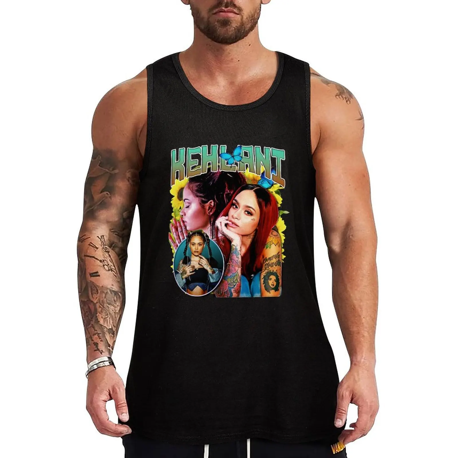 Vintage Kehlani Bootleg Merch Rap Gay Music Tank Top Relaxed Casual Tank Top Summer Loose Sleeveless Tee