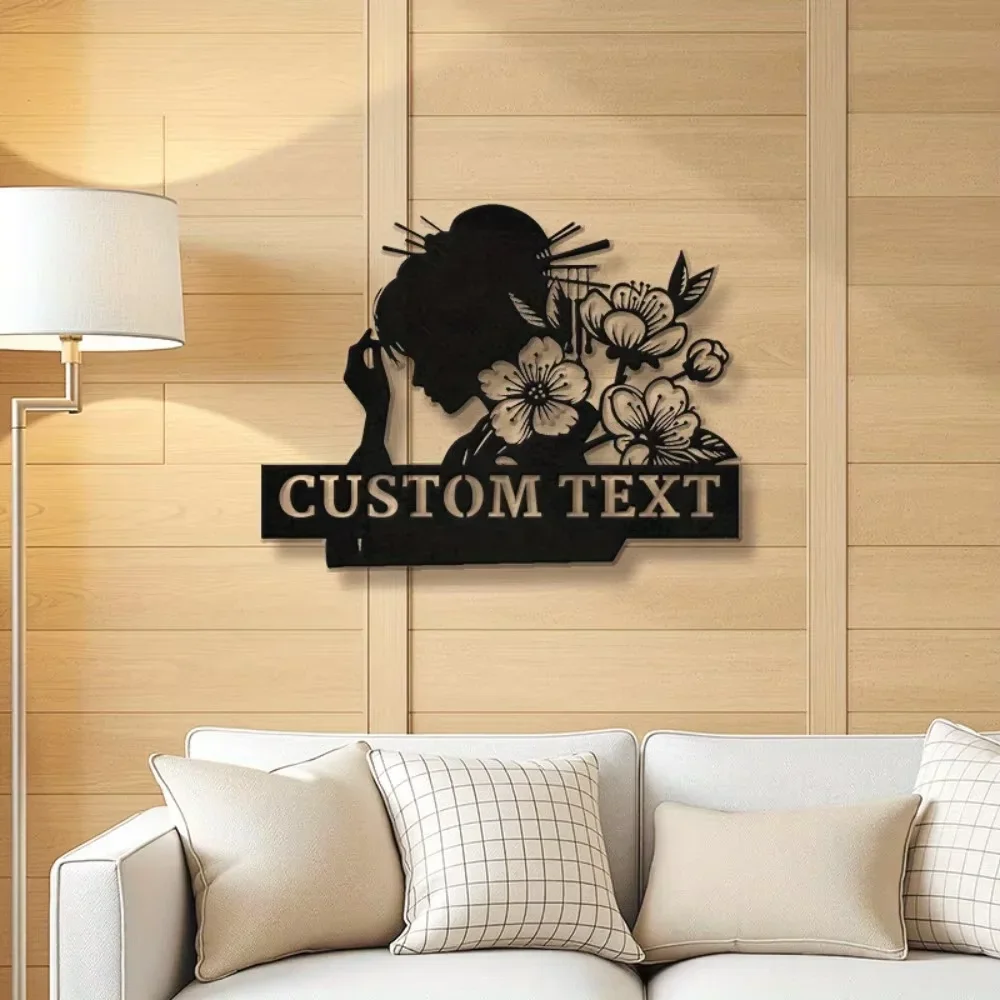 

Custom Iron Wall Decor Exclusive Custom Anime Figure Metal Wall Art. Personalized with Names. Ideal Hanging Home Decor.