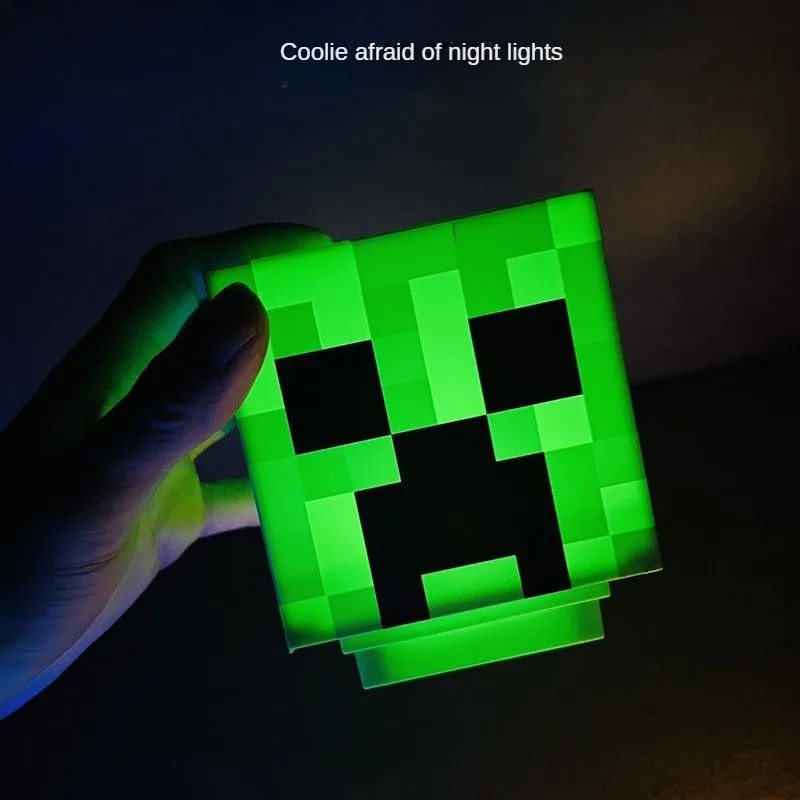 My World Torch Light Game Surrounding Pixel Wind Remote Control Torch Night Light Charging Mining Light