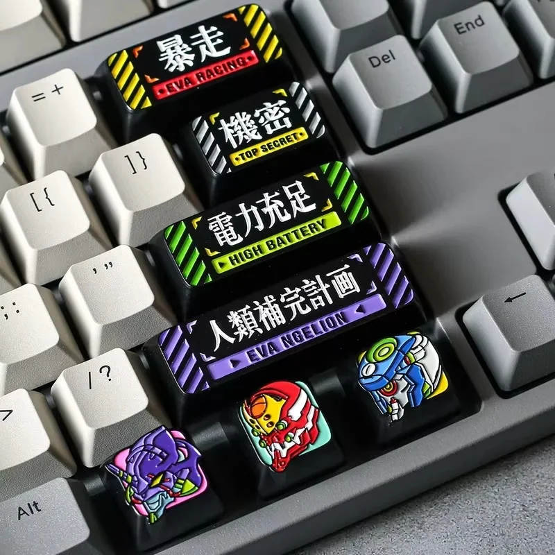 Personalized Coloring Keycap Metal Custom Keycaps Hand Aluminium Alloy Mechanical Keyboard Keycaps Set  Gamer Accessories Pc Gif