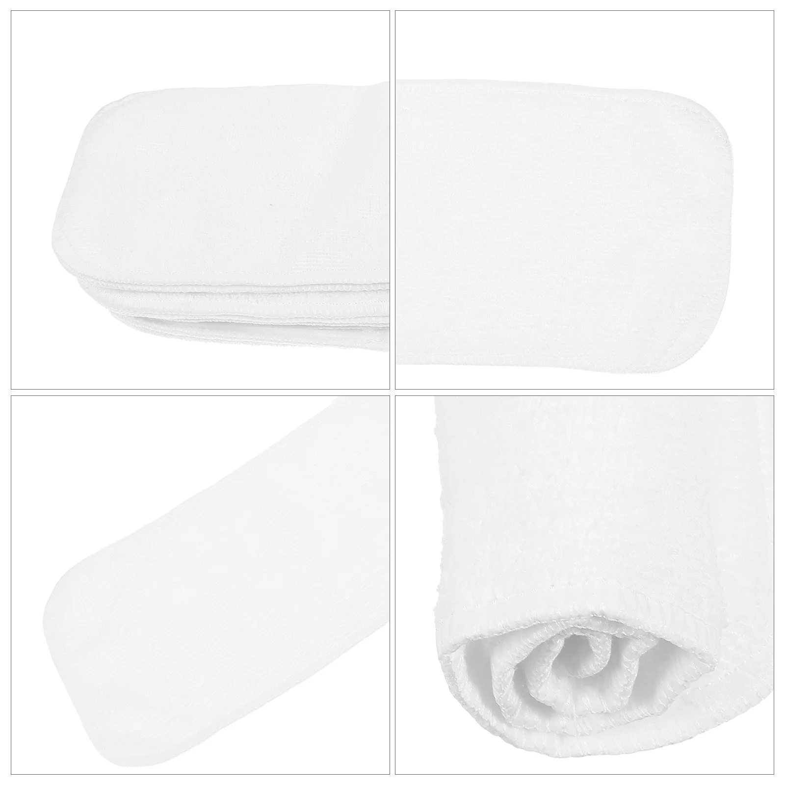 8 قطعة حفاضات القماش القابلة لإعادة الاستخدام لحديثي الولادة الرضع قابل للغسل مانعة للتسرب الجلد ودية القماش حفاضات قابلة لإعادة الاستخدام بطانة حفاضات #4