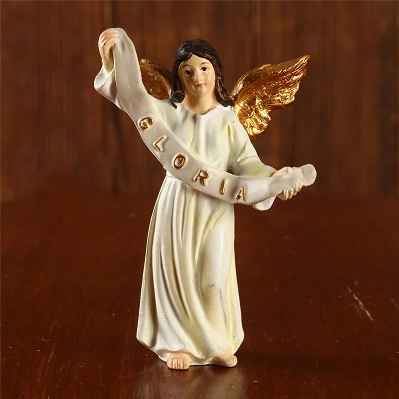 Premium Nativity Set, Christmas Nativity Scene, Hand Drawn Christmas Nativity Scene, Manger Set Ornaments Religious Collection D