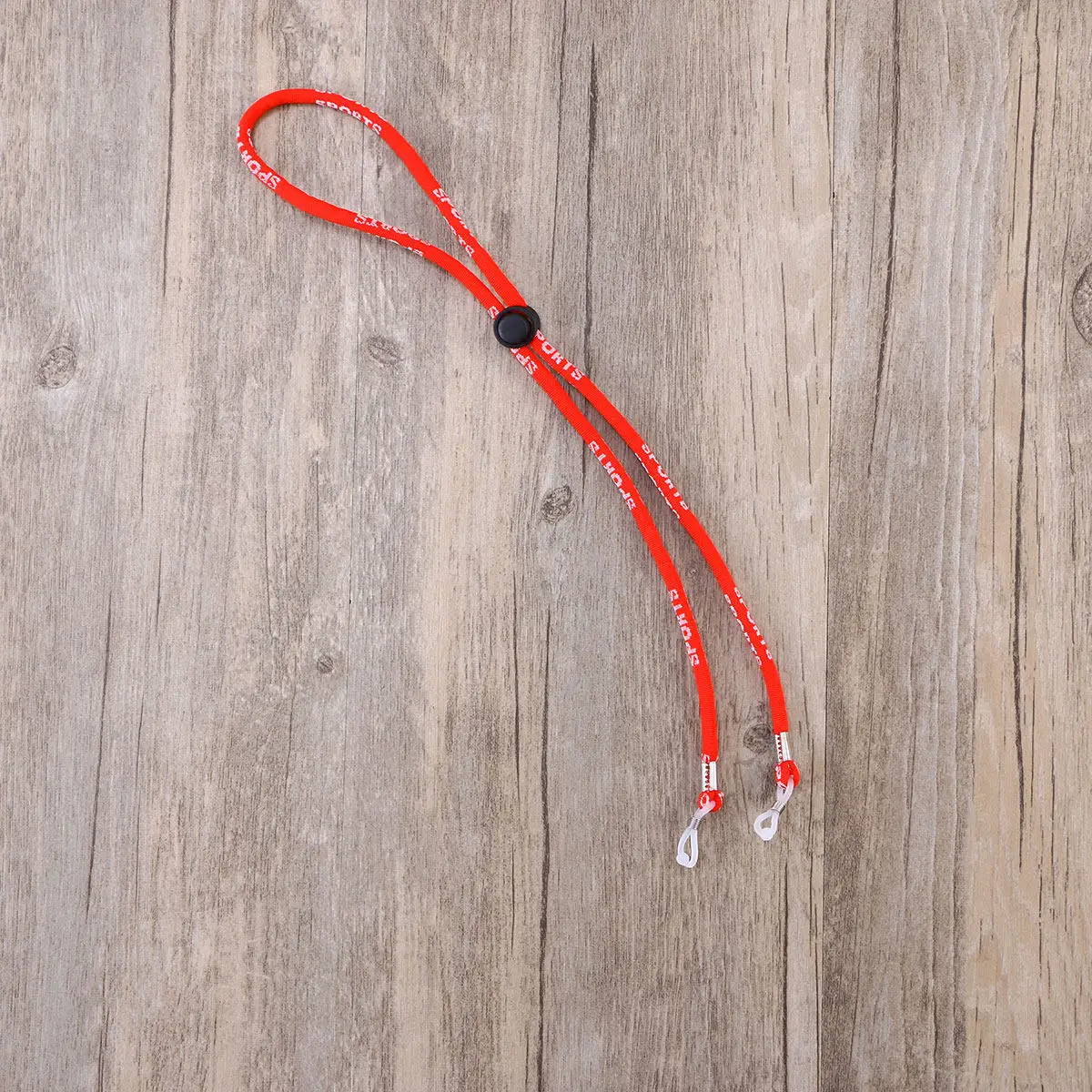 Glasses Retainer Strap Premium Adjustable Anti-Slip Eyewear Safety Cord for Running Hiking Cycling Sports Neck Arm Head Hold Red