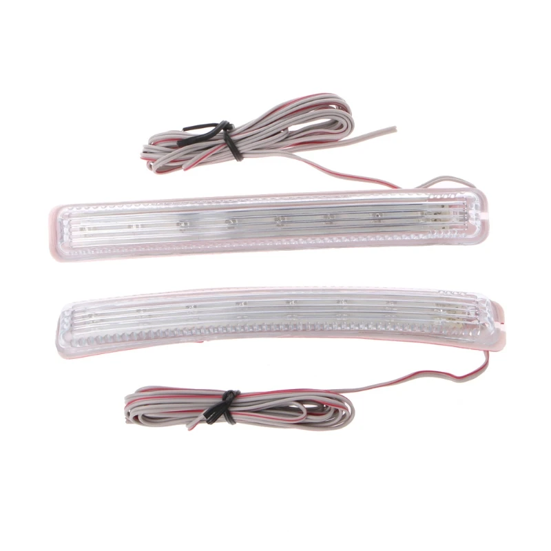 2Pcs Universal Vehicle Light for 12V LED Turn Lamp for Car Truck SUV Self-adhesive LED Strips